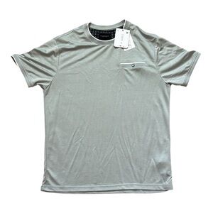 Denim & Flower Light Gray Short Sleeve Tee